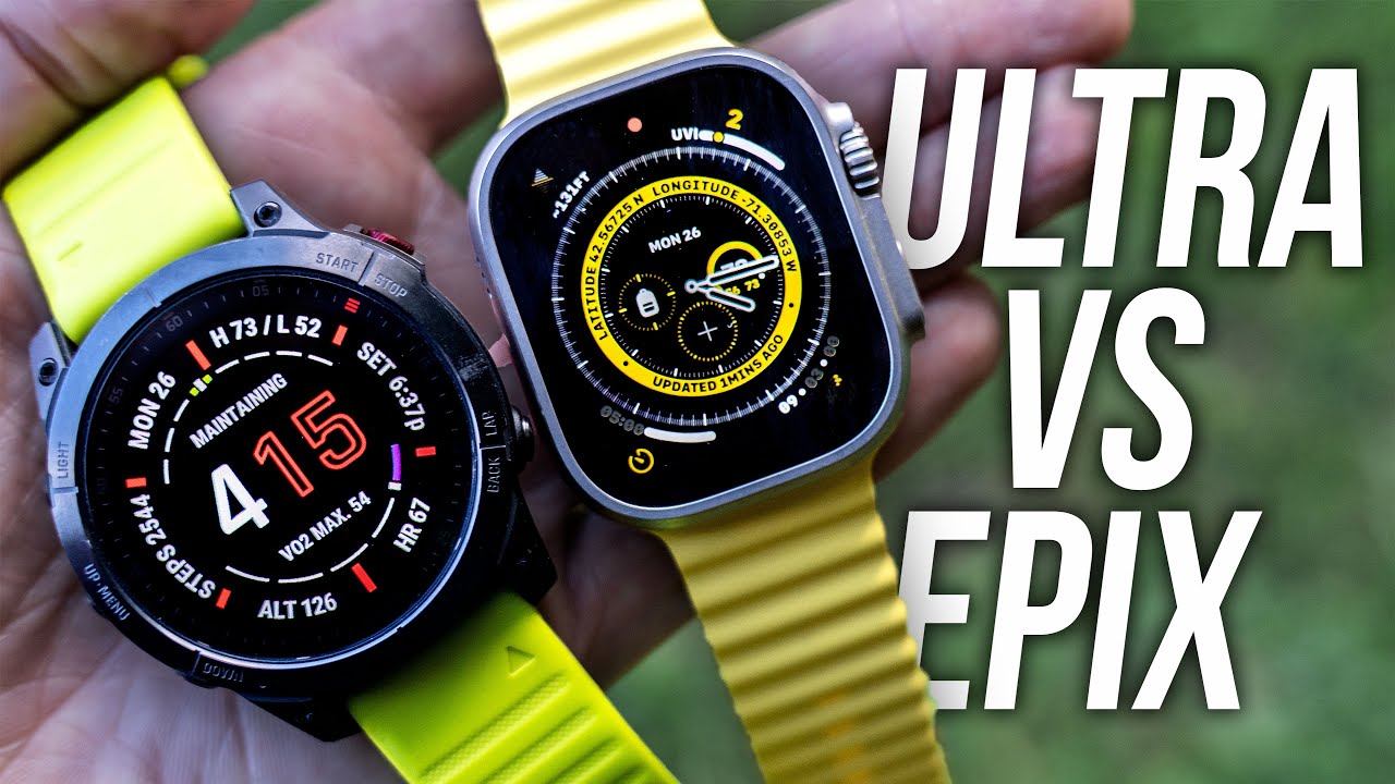 مقایسه ساعت گارمین Garmin Epix Pro در مقابل Apple Watch Ultra 2